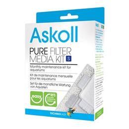 ASKOLL PURE FILTER MEDIA KIT S - ricambio materiali filtranti per acquari Askoll Pure